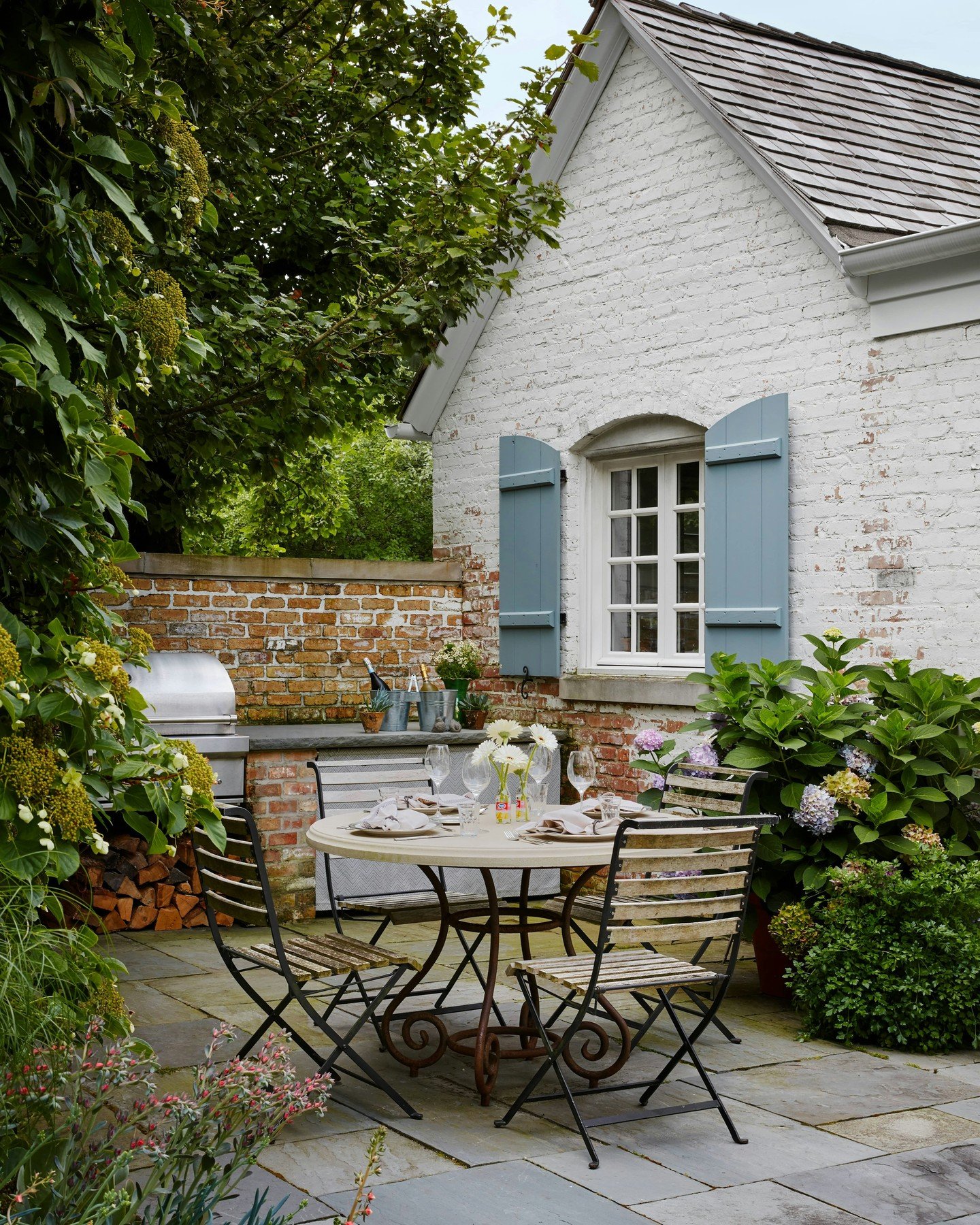 Looking back on Old Mill Road, we remember the long summer evenings spent outside as much as the home itself.